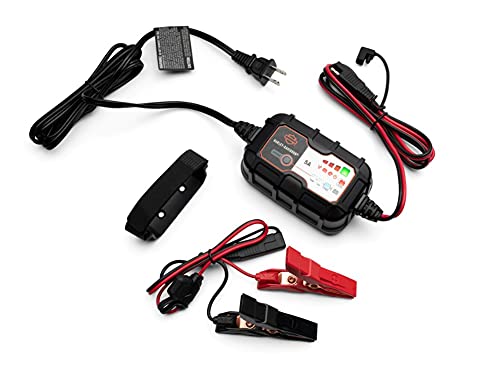 HARLEY-DAVIDSON 5.0 Amp Dual-Mode (6v, 12v) Motorrad Zubehör Batterie-Ladegerät - Inkl. Ladegeschirr und Ringklemmen von HARLEY-DAVIDSON