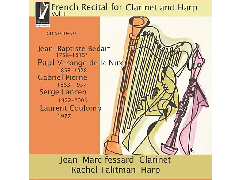 Jean-marc Fessard - French Recital For Clarinet And Harp Vol II (CD) von HARP