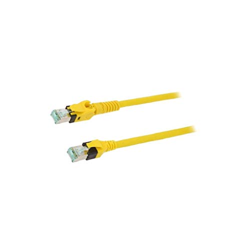09488447745050 Patch Cord S/FTP 6a Line Cu PUR gelb 5m halogenfrei 27AWG HARTING von HARTING