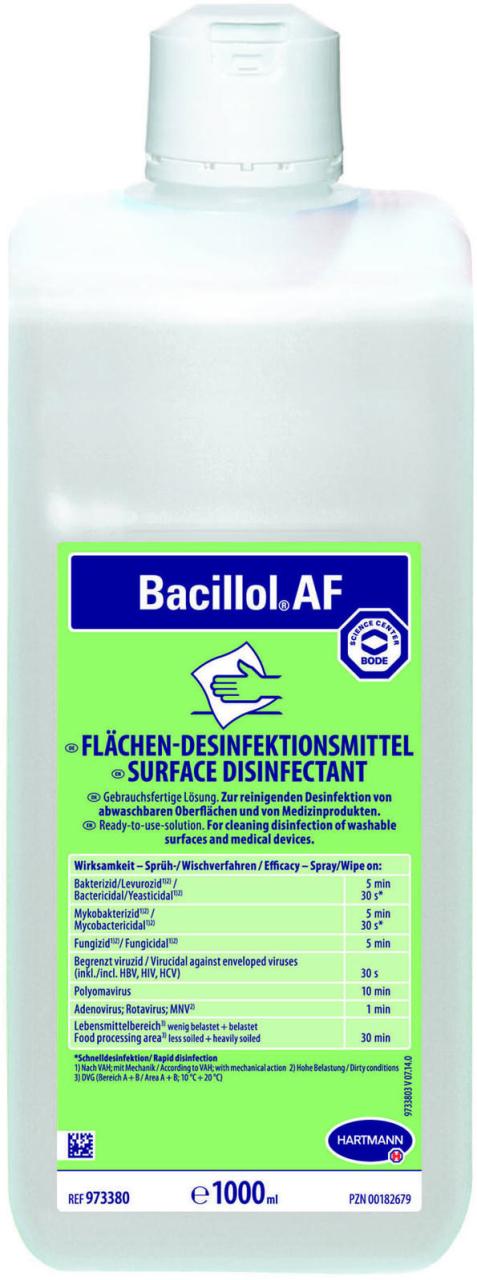 HARTMANN Desinfektionsmittel Bacillol® AF 1,0 l von HARTMANN