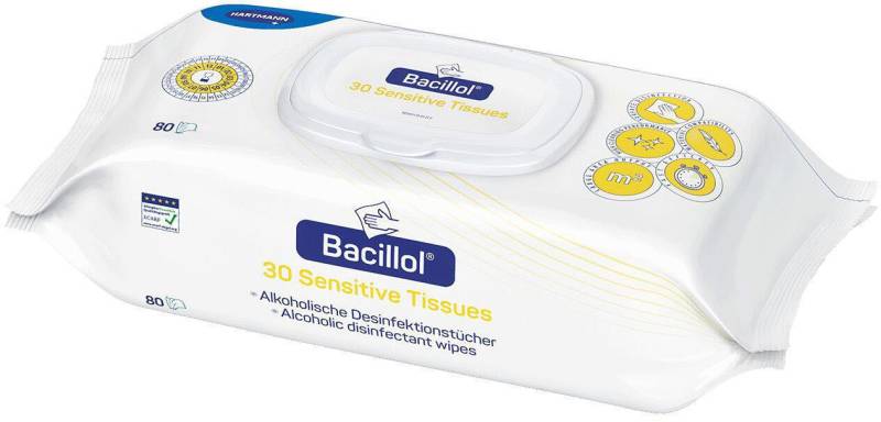 HARTMANN Desinfektionstücher Bacillol® 30 Sensitive Tissue 80 Tücher von HARTMANN