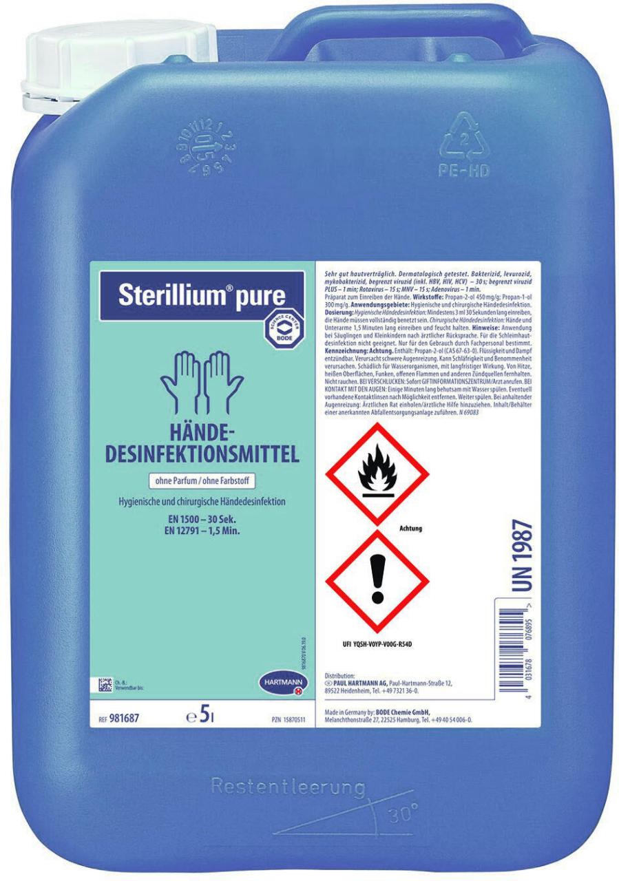 HARTMANN Händedesinfektionsmittel 5,0 l von HARTMANN