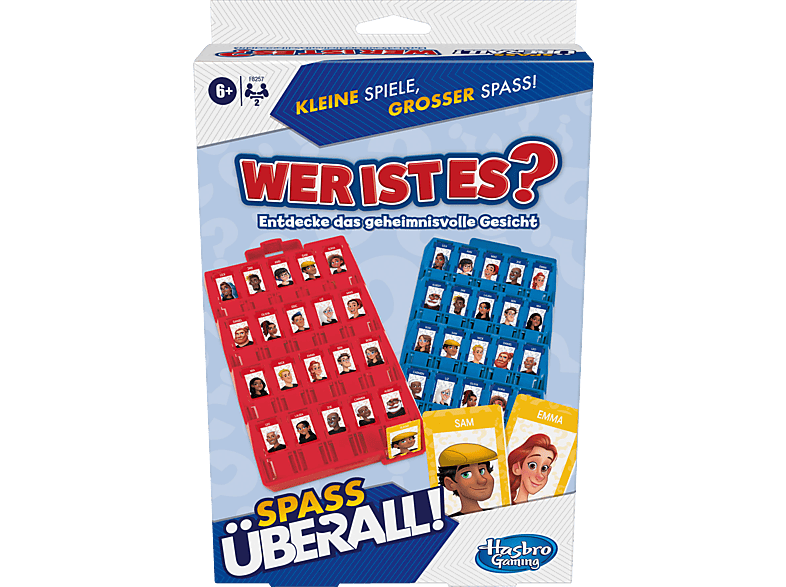 HASBRO GAMING Wer ist es? Kompakt Reisespiel Mehrfarbig von HASBRO GAMING
