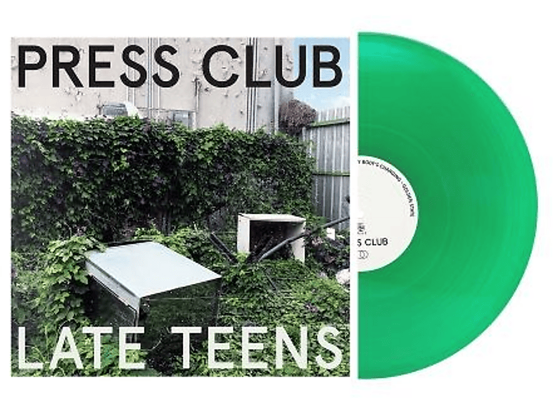 PRESS CLUB - LATE TEENS (TRANSPARENT GREEN) (Vinyl) von HASSLE REC
