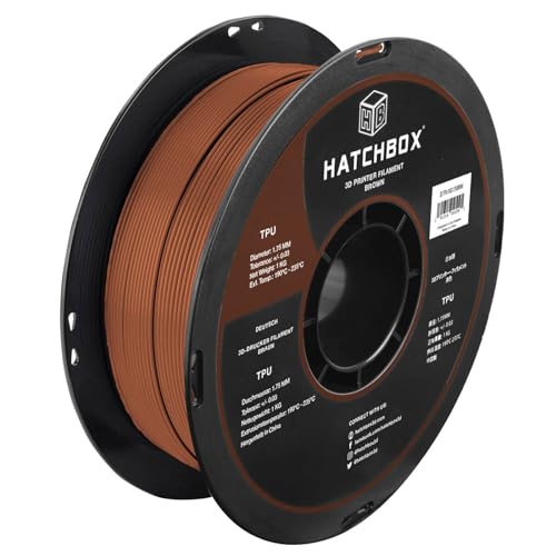 HATCHBOX 3D-Drucker-Filament, 1,75 mm, 1 kg Spule, Maßgenauigkeit +/- 0,03 mm, 3D-Druck-Filament HATCHBOX 3D-Drucker-Filament, 1,75 mm, 1 kg Spule, Maßgenauigkeit +/- 0,03 mm, 3D-Druck-Filament von HATCHBOX