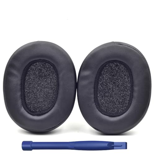 HATOFES Ersatz-Ohrpolster Ohrpolster Kissen Reparaturteile für Skullcandy Crusher Wireless Crusher Evo Crusher ANC Hesh 3 Kopfhörer Ohrpolster, Headset Ohrpolster, Ohrmuscheln, Schwarz von HATOFES