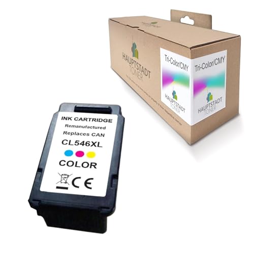HAUPTSTADT TONER CL-546 XL CL-546XL kompatibel für Canon Druckerpatronen 546 ersatz für Canon Pixma MX495 TR4550 TS3350 TS3150 TR4551 MG2550s MG2555s TS3151 MG3050 MG2950 TS205 von HAUPTSTADT TONER