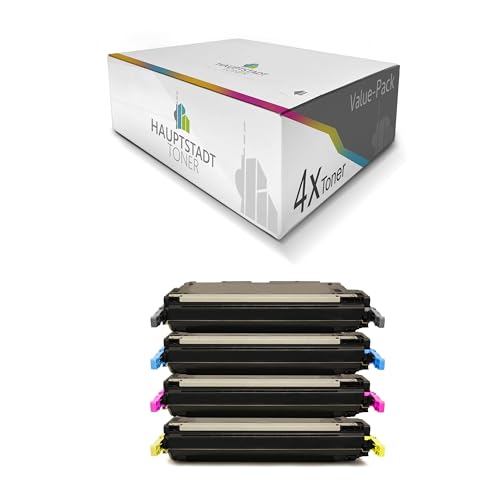 HAUPTSTADT TONER Toner 4X kompatibel für HP Color Laserjet CM4730MFP CM4730F CM4730FM CM4730FSK ersetzt Q6460A-63A 644A HAUPTSTADT TONER Toner 4X kompatibel für HP Color Laserjet CM4730MFP CM4730F CM4730FM CM4730FSK ersetzt Q6460A-63A 644A von HAUPTSTADT TONER