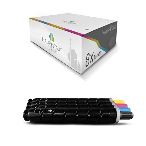 HAUPTSTADT TONER Toner 8X kompatibel für Canon Imagerunner Advance C2020 C2025 C2030 C2220 C2225 C2230 ersetzt C-EXV34 Set HAUPTSTADT TONER Toner 8X kompatibel für Canon Imagerunner Advance C2020 C2025 C2030 C2220 C2225 C2230 ersetzt C-EXV34 Set von HAUPTSTADT TONER
