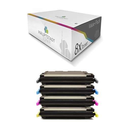 HAUPTSTADT TONER Toner 8X kompatibel für HP Color Laserjet CM4730MFP CM4730F CM4730FM CM4730FSK ersetzt Q6460A-63A 644A HAUPTSTADT TONER Toner 8X kompatibel für HP Color Laserjet CM4730MFP CM4730F CM4730FM CM4730FSK ersetzt Q6460A-63A 644A von HAUPTSTADT TONER