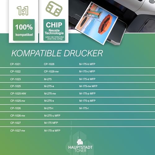 HAUPTSTADT TONER Toner kompatibel für HP Color Laserjet Pro 100 Color MFP M175 ersetzt CE310A 126A HAUPTSTADT TONER Toner kompatibel für HP Color Laserjet Pro 100 Color MFP M175 ersetzt CE310A 126A von HAUPTSTADT TONER