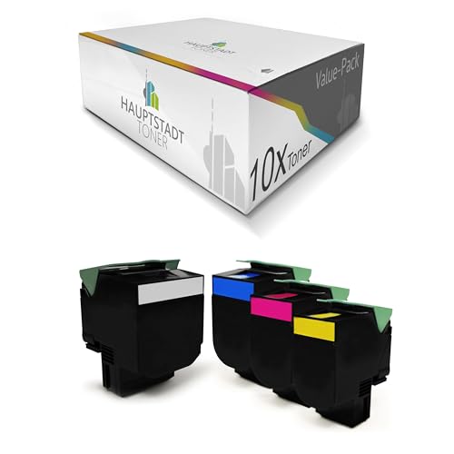 HAUPTSTADT TONER XXL Toner im Set 10x kompatibel für Lexmark CX725 für je ca.20000/12000 Seiten HAUPTSTADT TONER XXL Toner im Set 10x kompatibel für Lexmark CX725 für je ca.20000/12000 Seiten von HAUPTSTADT TONER