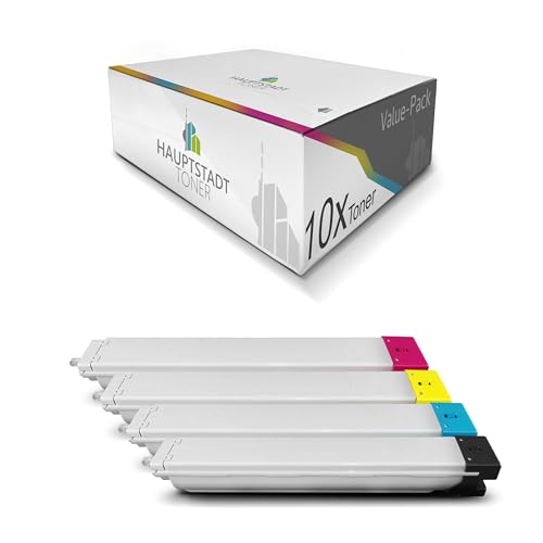 HAUPTSTADT TONER XXL Toner im Set 10x kompatibel für Samsung CLX-8640 CLX-8641 CLX-8642 CLX-8650 CLX-8651 CLX-8652 ersetzt CLT-Y659S CLT-M659S CLT-C659S CLT-K659S CMYK HAUPTSTADT TONER XXL Toner im Set 10x kompatibel für Samsung CLX-8640 CLX-8641 CLX-8642 CLX-8650 CLX-8651 CLX-8652 ersetzt CLT-Y659S CLT-M659S CLT-C659S CLT-K659S CMYK von HAUPTSTADT TONER