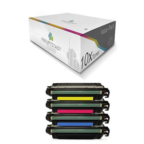 HAUPTSTADT TONER XXL kompatibler Toner 10x kompatibel für HP Color Laserjet CP3525 ersetzt CE250X-53A 504A 504X HAUPTSTADT TONER XXL kompatibler Toner 10x kompatibel für HP Color Laserjet CP3525 ersetzt CE250X-53A 504A 504X von HAUPTSTADT TONER