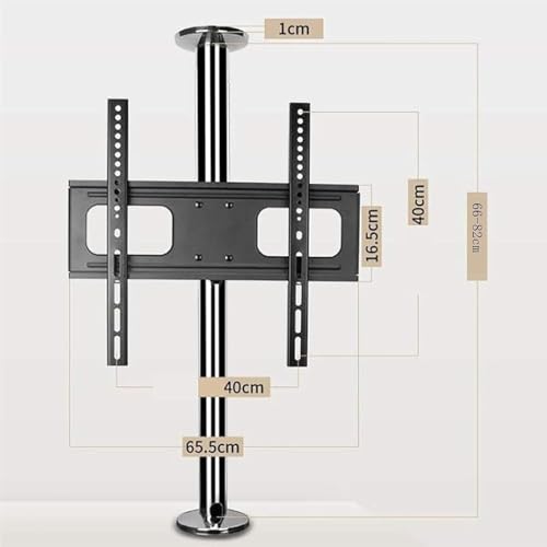 Bodenständer for LCD-TV – 360 Grad drehbarer Rahmen for LCD-TV – verstellbare TV-Wandhalterung, Bodenständer, Trennwand, drehbares Regal, TV-Ständer, drehbare Basis, geeignet for 32-55 Zoll LCD-TV-Wan Bodenständer for LCD-TV – 360 Grad drehbarer Rahmen for LCD-TV – verstellbare TV-Wandhalterung, Bodenständer, Trennwand, drehbares Regal, TV-Ständer, drehbare Basis, geeignet for 32-55 Zoll LCD-TV-Wan von HAUTFENM