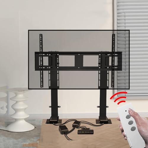 Elektrische TV-Halterung - LCD-TV-Bodenständer, automatisch anhebbarer Teleskop-TV-Ständer, mit Fernbedienung und Speichereinstellung, 1205–2705 mm höhenverstellbarer Ständer aus kaltgewalztem Stahl, Elektrische TV-Halterung - LCD-TV-Bodenständer, automatisch anhebbarer Teleskop-TV-Ständer, mit Fernbedienung und Speichereinstellung, 1205–2705 mm höhenverstellbarer Ständer aus kaltgewalztem Stahl, von HAUTFENM