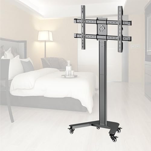 Mobiler TV-Wagen auf Rädern - TV-Wagenständer, rollender Bodenständer, for 37-80-Zoll-Fernseher, 360° horizontale und vertikale Bildschirmumschaltung, for den mobilen Einsatz im Homeoffice Mobiler TV-Wagen auf Rädern - TV-Wagenständer, rollender Bodenständer, for 37-80-Zoll-Fernseher, 360° horizontale und vertikale Bildschirmumschaltung, for den mobilen Einsatz im Homeoffice von HAUTFENM