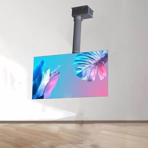 Motorisierter TV-Halterungsständer - Motorisierte Decken-TV-Halterung, höhenverstellbarer elektrischer TV-Lift mit Fernbedienung, teleskopischer elektrischer TV-Lift, passend for 26-70 Zoll Low Profil Motorisierter TV-Halterungsständer - Motorisierte Decken-TV-Halterung, höhenverstellbarer elektrischer TV-Lift mit Fernbedienung, teleskopischer elektrischer TV-Lift, passend for 26-70 Zoll Low Profil von HAUTFENM