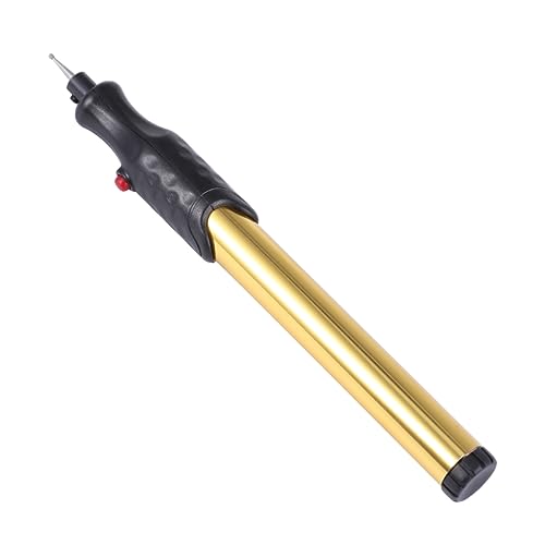 HAWILLOSCH 1 Stück Miniaturgravurstift Elektrischer Gravierer Werkzeug Elektrische Graviermaschine Gravurschreiber Elektrischer Gravurstift Golden von HAWILLOSCH