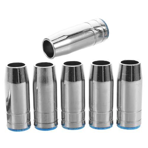 HAWILLOSCH 6 Stück Konische Düsenschutzgas-schutzbecher Aus Messing Zum Schweißen Von Taschenlampen, Leicht Zu Ersetzen, Für Die Industrielle Fertigung Und Reparatur HAWILLOSCH 6 Stück Konische Düsenschutzgas-schutzbecher Aus Messing Zum Schweißen Von Taschenlampen, Leicht Zu Ersetzen, Für Die Industrielle Fertigung Und Reparatur von HAWILLOSCH