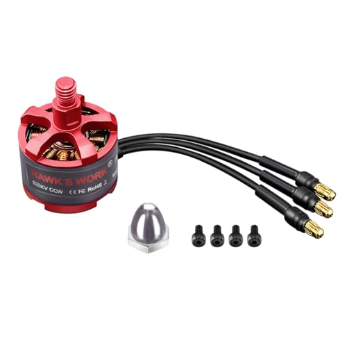 HAWK'S WORK Bürstenloser Motor 2212 920KV, 2-4S Motor für RC Flugzeug Multi Copter DIY Done 450 F550 S500 S550 X525 DJI Phantom Quadcopter (CCW*1) von HAWK'S WORK