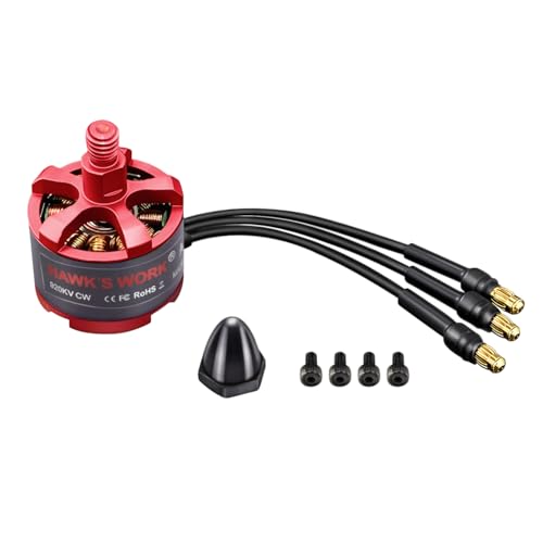 HAWK'S WORK Bürstenloser Motor 2212 920KV, 2-4S Motor für RC Flugzeug Multi Copter DIY Done 450 F550 S500 S550 X525 DJI Phantom Quadcopter (CW*1) von HAWK'S WORK