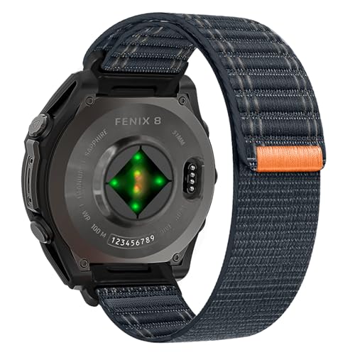 HAYONLIY 22mm Nylon Strap for Garmin Fenix E/Fenix 8 47mm/7/7 Pro/7 Pro Solar/6/6 Pro/5/5 Plus,Sport Replacement Strap for Men Women,Forerunner 965/955/945/935 HAYONLIY 22mm Nylon Strap for Garmin Fenix E/Fenix 8 47mm/7/7 Pro/7 Pro Solar/6/6 Pro/5/5 Plus,Sport Replacement Strap for Men Women,Forerunner 965/955/945/935 von HAYONLIY