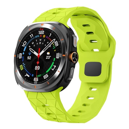 HAYONLIY Elastic Bracelet Compatible with Samsung Galaxy Watch Ultra 47mm(2024), No Gap Silicone Replacement Strap for Men Women von HAYONLIY