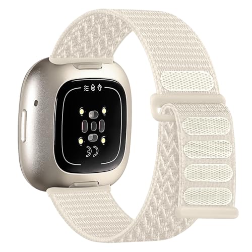 HAYONLIY Nylon Strap Compatible with Fitbit Versa 4 / Fitbit Versa 3/Fitbit Sense 2 /Fitbit Sense Wristband Men Women, Elastic Sport Bracelets Adjustable Replacement Strap HAYONLIY Nylon Strap Compatible with Fitbit Versa 4 / Fitbit Versa 3/Fitbit Sense 2 /Fitbit Sense Wristband Men Women, Elastic Sport Bracelets Adjustable Replacement Strap von HAYONLIY