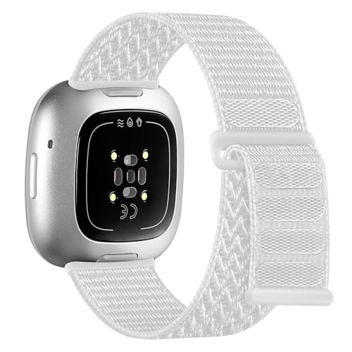 HAYONLIY Nylon Strap Compatible with Fitbit Versa 4 / Fitbit Versa 3/Fitbit Sense 2 /Fitbit Sense Wristband Men Women, Elastic Sport Bracelets Adjustable Replacement Strap HAYONLIY Nylon Strap Compatible with Fitbit Versa 4 / Fitbit Versa 3/Fitbit Sense 2 /Fitbit Sense Wristband Men Women, Elastic Sport Bracelets Adjustable Replacement Strap von HAYONLIY
