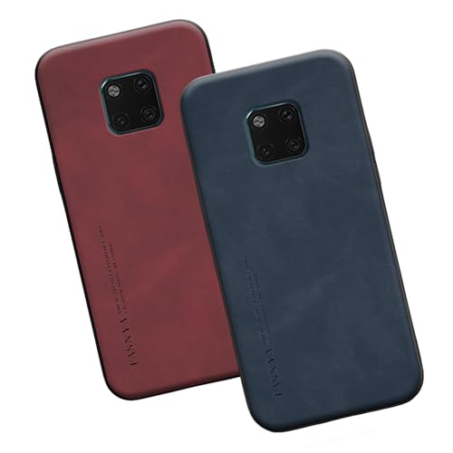 2 Stück Hülle für Huawei Mate 20 Pro Handyhülle Lederhülle Extra Dünn PU-Leder Hülle für Mate 20 Pro Case 360° Abgedeckte Stoßfeste Ledercase für Huawei Mate 20 Pro Schutzhülle (mate20pro,C) von HAZARA