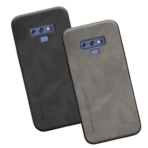 2 Stück Hülle für Samsung Galaxy Note 9 Handyhülle Lederhülle Extra Dünn PU-Leder Hülle für Samsung Note 9 Case 360° Abgedeckte Stoßfeste Ledercase für Galaxy Note 9 Schutzhülle (note9,F) von HAZARA