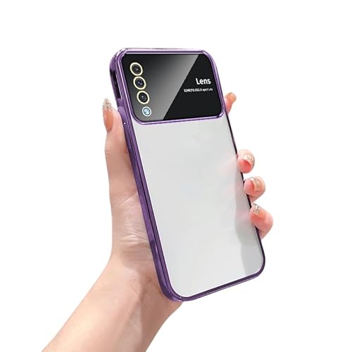 A50 Handyhülle für Samsung Galaxy A50 Hülle Weiche TPU Schutzhülle mit Kameraschutz Crystal Transparent Hüllen Kratzfest Anti-Rutsch Case mit Samsung A50 Cover (A50,Lila) von HAZARA