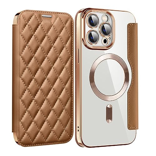 HAZARA Leder Hülle für iPhone 15 Pro Max/15 Plus/15 Pro/15, RFID -Blockierung Klapphülle, Objektivschutz Handyhülle Kabelloses Laden,Braun,15ProMax HAZARA Leder Hülle für iPhone 15 Pro Max/15 Plus/15 Pro/15, RFID -Blockierung Klapphülle, Objektivschutz Handyhülle Kabelloses Laden,Braun,15ProMax von HAZARA
