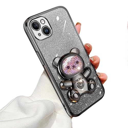 Handyhülle für iPhone 14 Hülle, Magnetischer Ring Ständer für iPhone 14 Hülle, Fingerhalter Soft TPU Stoßfeste Bling Schutzhülle mit iPhone 14 Case (14,E) von HAZARA