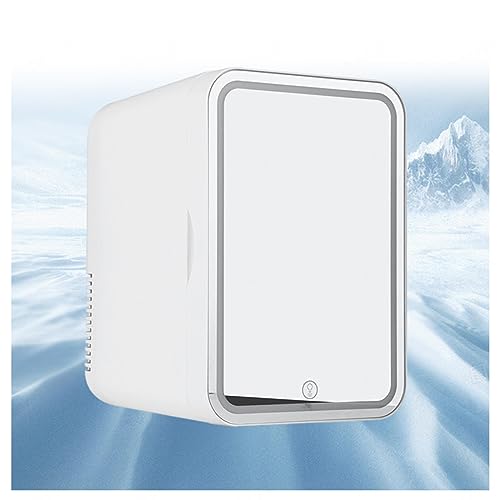 Kleiner KüHlschrank FüR Zimmer, 8L,Led Spiegel,Dimmbar Mini Gefrierschrank, 12v/220v Adapter, KüHlen Oder Heizen KosmetikküHlschrank, FüR Schlafzimmer, BüRo Und Auto,White Kleiner KüHlschrank FüR Zimmer, 8L,Led Spiegel,Dimmbar Mini Gefrierschrank, 12v/220v Adapter, KüHlen Oder Heizen KosmetikküHlschrank, FüR Schlafzimmer, BüRo Und Auto,White von HAZARA