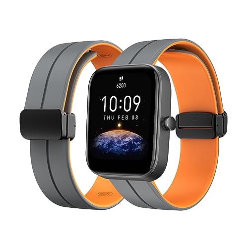 Silikon Armband für XPLORA X6 Play Magnetisch Armband Ersatzarmband Sport Silikon Weiches Armbänder mit Herren Damen Sportarmband mit XPLORA X6 Play Ersatzband (14,X6 Play) von HAZARA