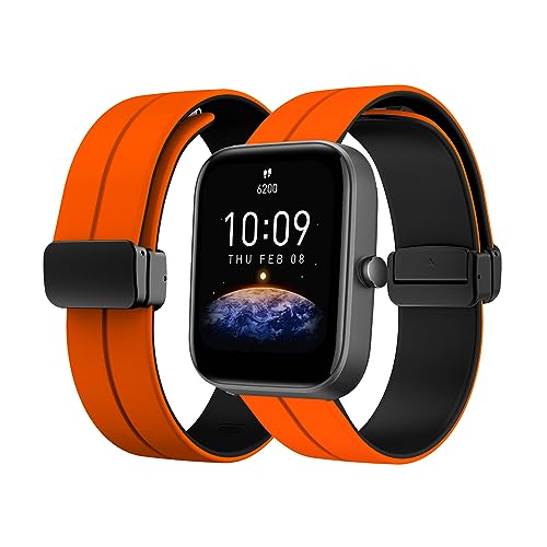 Silikon Armband für XPLORA X6 Play Magnetisch Armband Ersatzarmband Sport Silikon Weiches Armbänder mit Herren Damen Sportarmband mit XPLORA X6 Play Ersatzband (15,X6 Play) von HAZARA