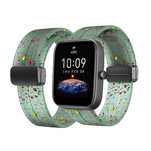 Silikon Armband für XPLORA X6 Play Magnetisch Armband Ersatzarmband Sport Silikon Weiches Armbänder mit Herren Damen Sportarmband mit XPLORA X6 Play Ersatzband (6,X6 Play) von HAZARA