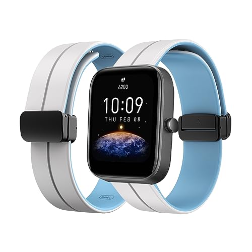 Silikon Armband für XPLORA X6 Play Magnetisch Armband Ersatzarmband Sport Silikon Weiches Armbänder mit Herren Damen Sportarmband mit XPLORA X6 Play Ersatzband (9,X6 Play) von HAZARA