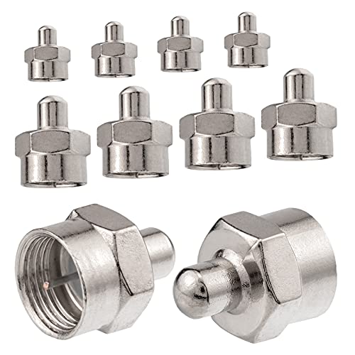10x F-Abschlusswiderstand 75 Ohm F-Kupplung SAT HB-Digital F-Stecker Endwiderstand zum Abschluss an F-Buchse Multischalter, LNB, Tuner, Dosen von HB-DIGITAL