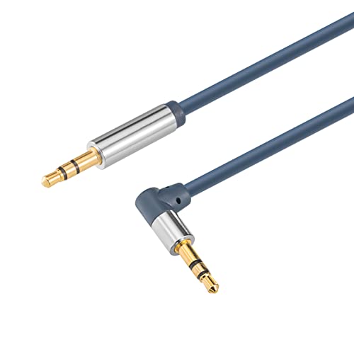 HB-DIGITAL 0,75m Home-Cinema AUX Audio Kabel 3,5mm Klinkenstecker auf 3,5mm Klinken-Winkelstecker Anschlusskabel für Heimkino HiFi HighEnd Stereo Kupfer CuZnNi vergoldete Kontakte Signalübertragung HB-DIGITAL 0,75m Home-Cinema AUX Audio Kabel 3,5mm Klinkenstecker auf 3,5mm Klinken-Winkelstecker Anschlusskabel für Heimkino HiFi HighEnd Stereo Kupfer CuZnNi vergoldete Kontakte Signalübertragung von HB-DIGITAL