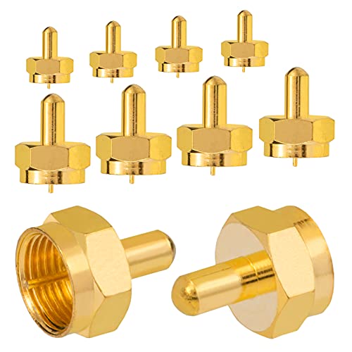 HB-DIGITAL 10x F-Abschlusswiderstand 75 Ohm F-Kupplung SAT Vergoldet breite Mutter für Mutischalter LNB Verteiler HB-DIGITAL 10x F-Abschlusswiderstand 75 Ohm F-Kupplung SAT Vergoldet breite Mutter für Mutischalter LNB Verteiler von HB-DIGITAL