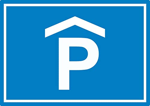 P Parkhaus Parkgarage Symbol Aufkleber A9 (37x52mm) von HB-Druck