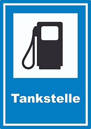 Tankstelle Aufkleber A6 (105x148mm) von HB-Druck