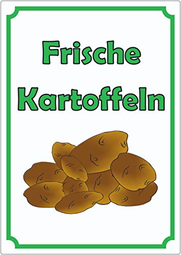 Werbeaufkleber Aufkleber Kartoffeln Hochkant A8 (52x74mm) von HB-Druck