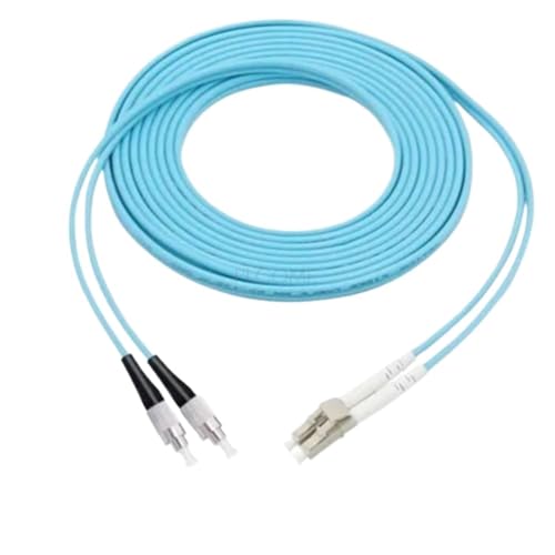 HBALDTEDC Ethernet Industrielle Feldverdrahtung, Optisches Multimode-Duplex OM3 LC FC SC ST Glasfaser-Patchkabel-Kabel Pigtail 1/5/10M Meter(Lc fc,10M) von HBALDTEDC