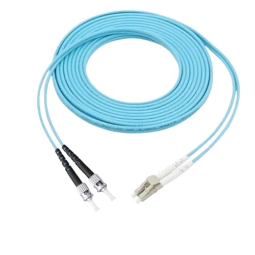 HBALDTEDC Ethernet Industrielle Feldverdrahtung, Optisches Multimode-Duplex OM3 LC FC SC ST Glasfaser-Patchkabel-Kabel Pigtail 1/5/10M Meter(Lc st,10M) von HBALDTEDC