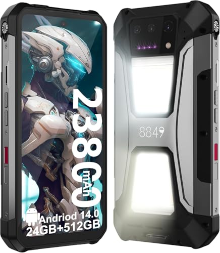 HBDBJRWB 8849 Tank 2 PRO Rugged Smartphone mit Projektor, 23800 mAh, 24 GB, 512 GB, 100 MP Android 14.120 Hz Bildschirm, IP68 wasserdicht von HBDBJRWB