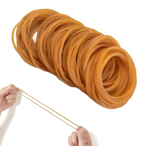 50 Stücke Gummibänder,Rubber Band,Gummiringe Breit,Gummibänder Breit,Gummiring,Gummibänder Gummiringe Breit Langlebig und Reißfest Gummis Wiederverwendbar Büro haushaltsgummi-63x3MM von HBERCAI